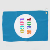 Custom Company Logo Golf Towel - Uw kleuren Golfhanddoek (Horizontaal)