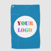 Custom Company Logo Golf Towel - Uw kleuren Golfhanddoek (Voorkant)