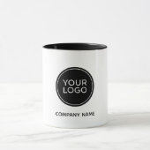 Custom Company Logo Mug | Minimalist Business  (Centre)