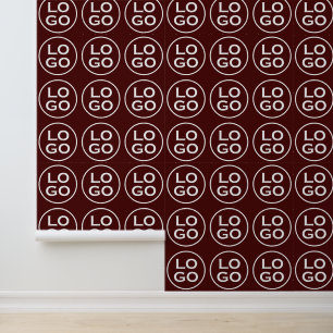 Custom Company Logo of Afbeelding op Bourgogne Behang