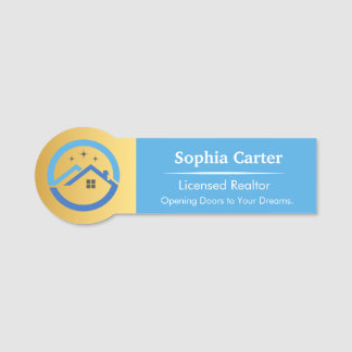 Custom Company Logo Personeelsnaam Tag Design