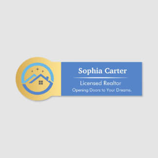 Custom Company Logo Personeelsnaam Tag Design