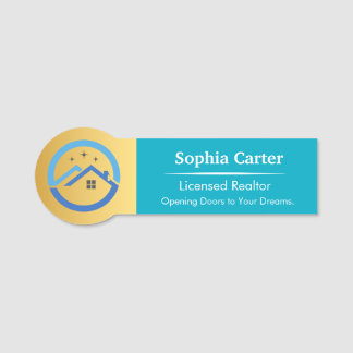 Custom Company Logo Personeelsnaam Tag Design