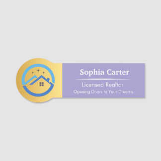 Custom Company Logo Personeelsnaam Tag Design