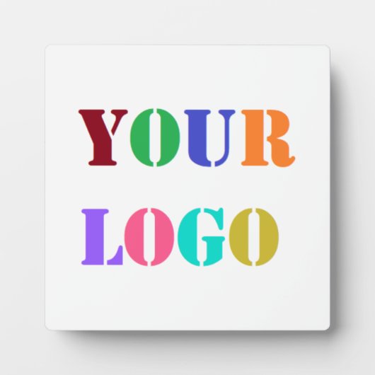 Custom Company Logo Plaque Uw relatiegeschenk Fotoplaat (Voorkant)