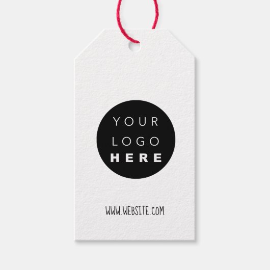 Custom Company Logo Product Description GEMAAKT US Cadeaulabel (Voorkant)