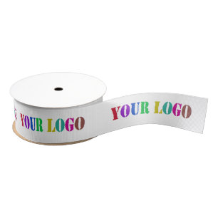 Custom Company Logo Promotionele Ribbon Sjabloon Grosgrain Lint