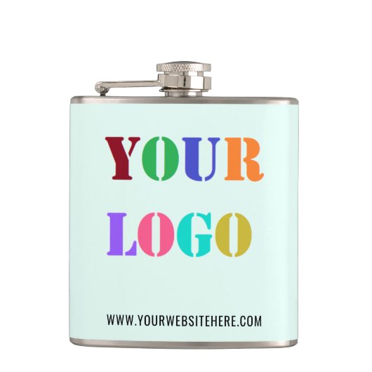 Custom Company Logo Promotionele Zakelijke Flask Heupfles (Voorkant)