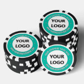 Custom Company Logo Tekst en Kleuren Poker Chips (Opstapeling)