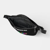Custom Company Logo Tekst Fanny Pack - Kies kleur Heuptasje (Open)