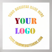 Custom Company Logo Tekst Folie Prints - Uw kleure (Voorkant)