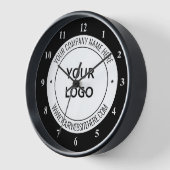 Custom Company Logo Tekstklok Sjabloon Uw Kleur (Hoek)