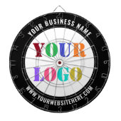 Custom Company Logo Text Dart Board Uw Kleuren Dartbord (Voorkant)