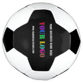 Custom Company Logo Text Voetbal Uw kleuren (Gedraaid)