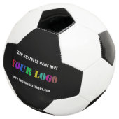 Custom Company Logo Text Voetbal Uw kleuren (Drie kwart)