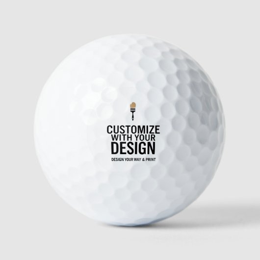 Custom Company Personalized Blank Branded Golfballen (Voorkant)