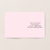 Custom Condolences Kaart (Binnen)