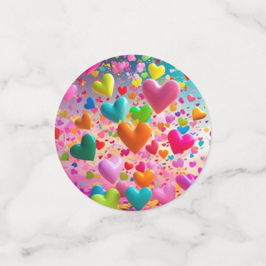 Custom Confetti Circles – Personalized Party Decor (Petit recto)