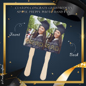 Custom Congrats Afstudeerder Modern Simple Preppy  Handwaaier