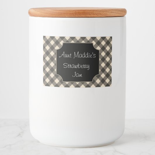 Custom Cooking Canning Label Gift Jar Stickers (Voorkant)