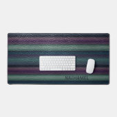 Custom Cool Artistiek Modern Art Stripes Patroon Bureaumat (Keyboard & Muis)