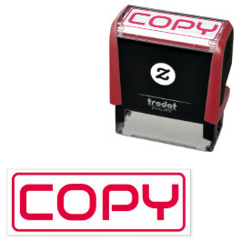 Custom Copy Business Stamp - Audiowide Zelfinktende Stempel