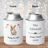 Custom Corgi Pet Wedding Koelbox Blikjeskoeler