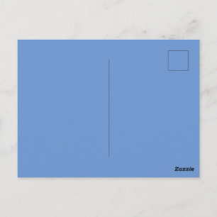 Custom Cornflower Blue Afbeelding-Perfect Standaar Briefkaart