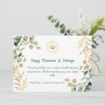 Custom Corporate Christmas Wenskaart 2025