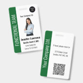 Custom Corporate Employee ID Badge (Voor- en achterkant)