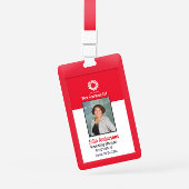 Custom Corporate Employee ID Badge – Teal Prof