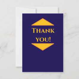 Custom Corporate Thank You Card – Voeg uw Logo toe Bedankkaart