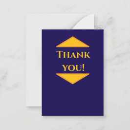 Custom Corporate Thank You Card – Voeg uw Logo toe Notitiekaartje