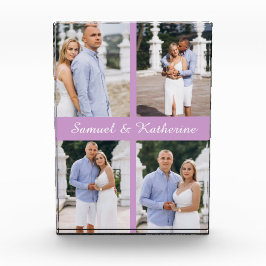 Custom Couple Love Script Acrylic Photo Block Fotoblokken