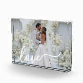 Custom Couple Love Script Photo Block Fotoblokken (Rechts)