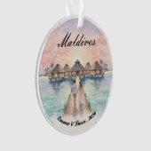 Custom Couple Maldives Honeymoon Keepsake (devant)