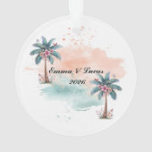 Custom Couple Maldives Honeymoon Keepsake (dos)