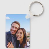Custom Couple Photo Sleutelhanger (Achterkant)