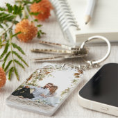Custom Couple Wedding Keepomwille Foto Sleutelhanger (Voorkant Rechts)