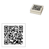 Custom Covid-19 Vaccine Certificate QR Code Rubberstempel (Gestempeld)