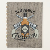 Custom Cowboy Revolver Gun Whiskey Saloon (Devant)