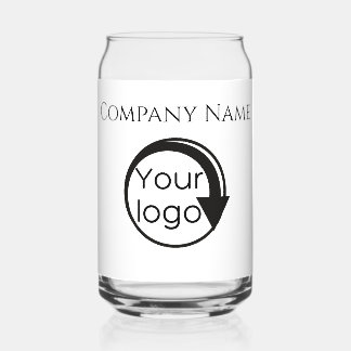 Custom Creëer je eigen logo promo Glass. Blikvorm Glas