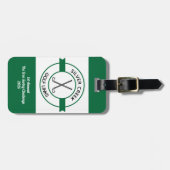 Custom Creëer uw eigen golftoernooi Bagagelabel (Voorkant horizontaal)