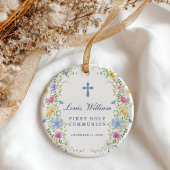 Custom Cross Baptism Ornaments Gift  Keramisch Ornament