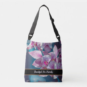 Custom Crossbody bloemetas "Dankbaar voor vrienden Tas