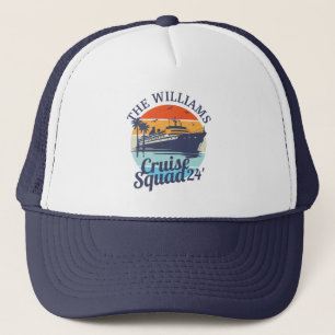 Custom Cruise Squad Familie Groep Vrienden Zonsond Trucker Pet