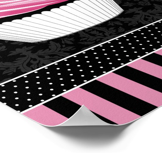 CUSTOM Cupcake Bakery Business Poster (Hoek)