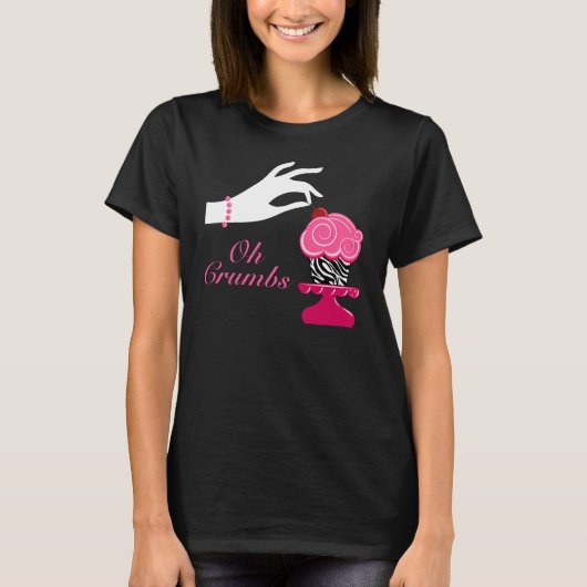CUSTOM Cupcake Bakery Business T-Shirt (Voorkant)