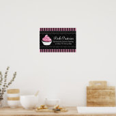 CUSTOM Cupcake Bakery Poster d'entreprise (Cuisine)