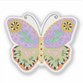Custom Cut Butterfly Sticker #2 (Voorkant)